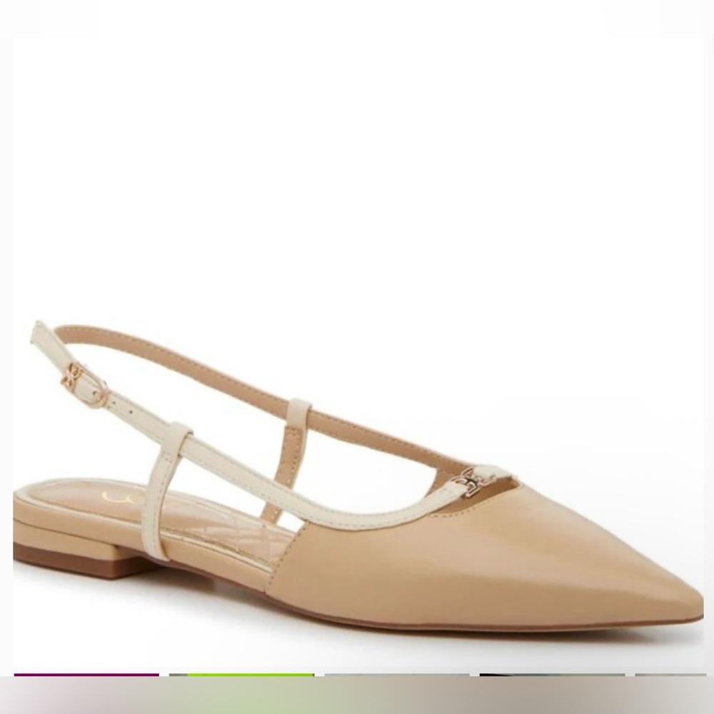 Sam Edelman Women's Cohen Pointed-Toe Slingback Flats